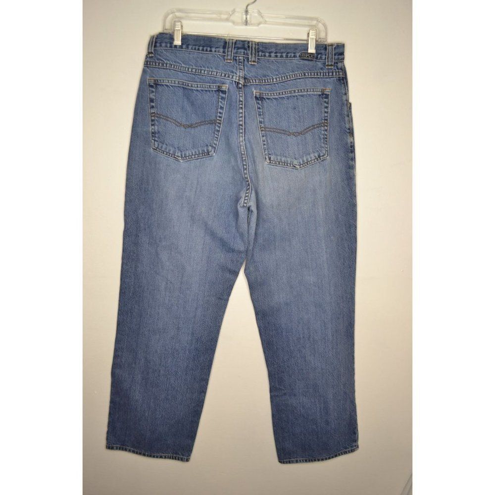 BKE Buckle Men's 34 Medium Wash High Rise Relaxed Fit Jeans